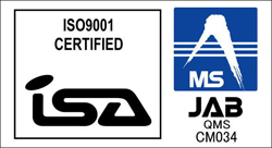 ISO9001：2008 認証取得